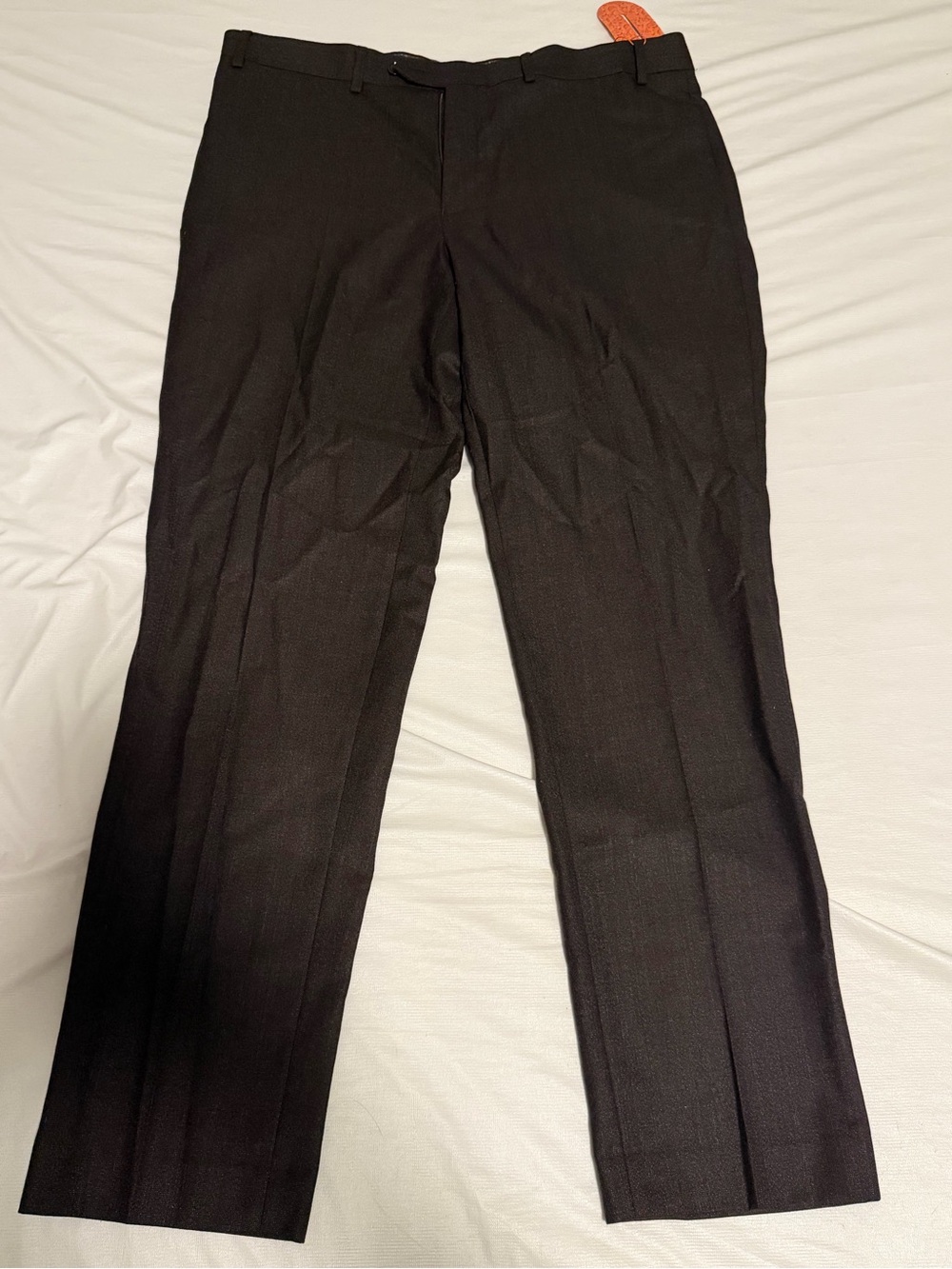 TALLIA Men's Black Dress Pants - Tailored Flat Front